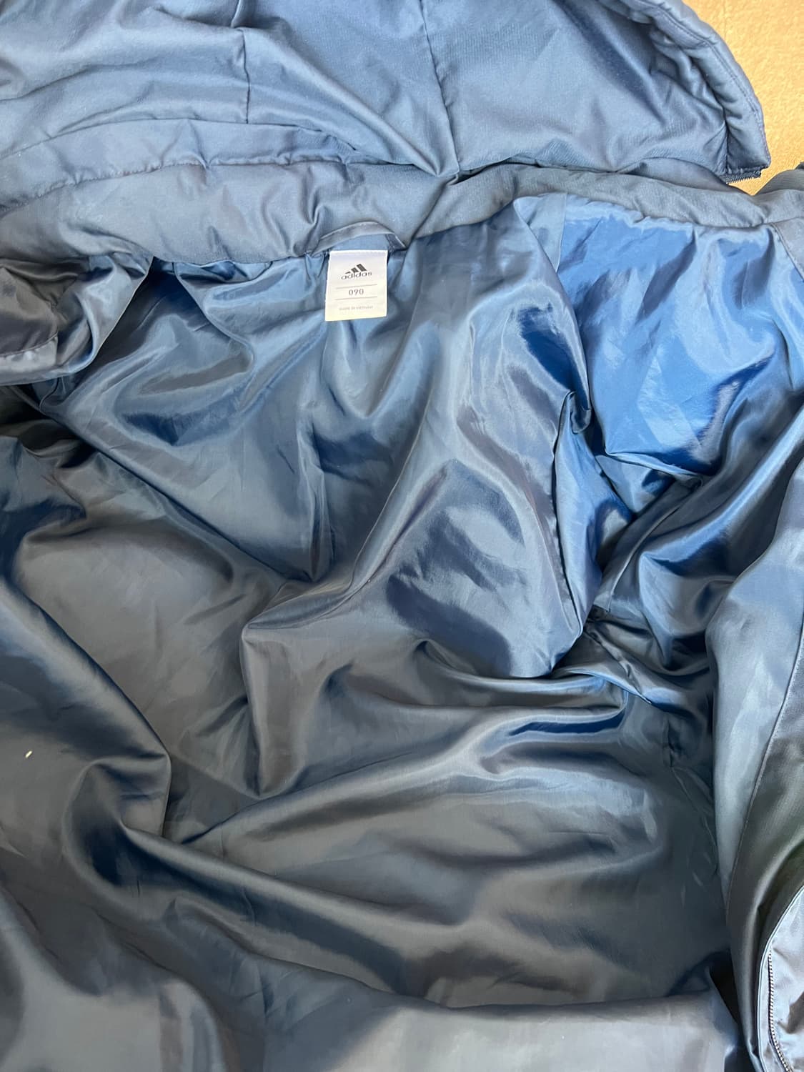 아디다스 남여공용 네이비 다운패딩점퍼 후드롱패딩  상품이미지6