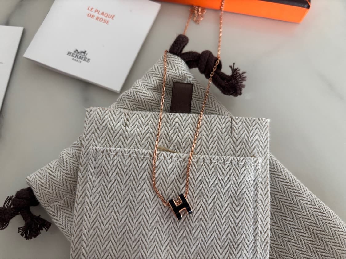 에르메슈 팝아슈 미니 블랙 로즈골드 상품이미지3