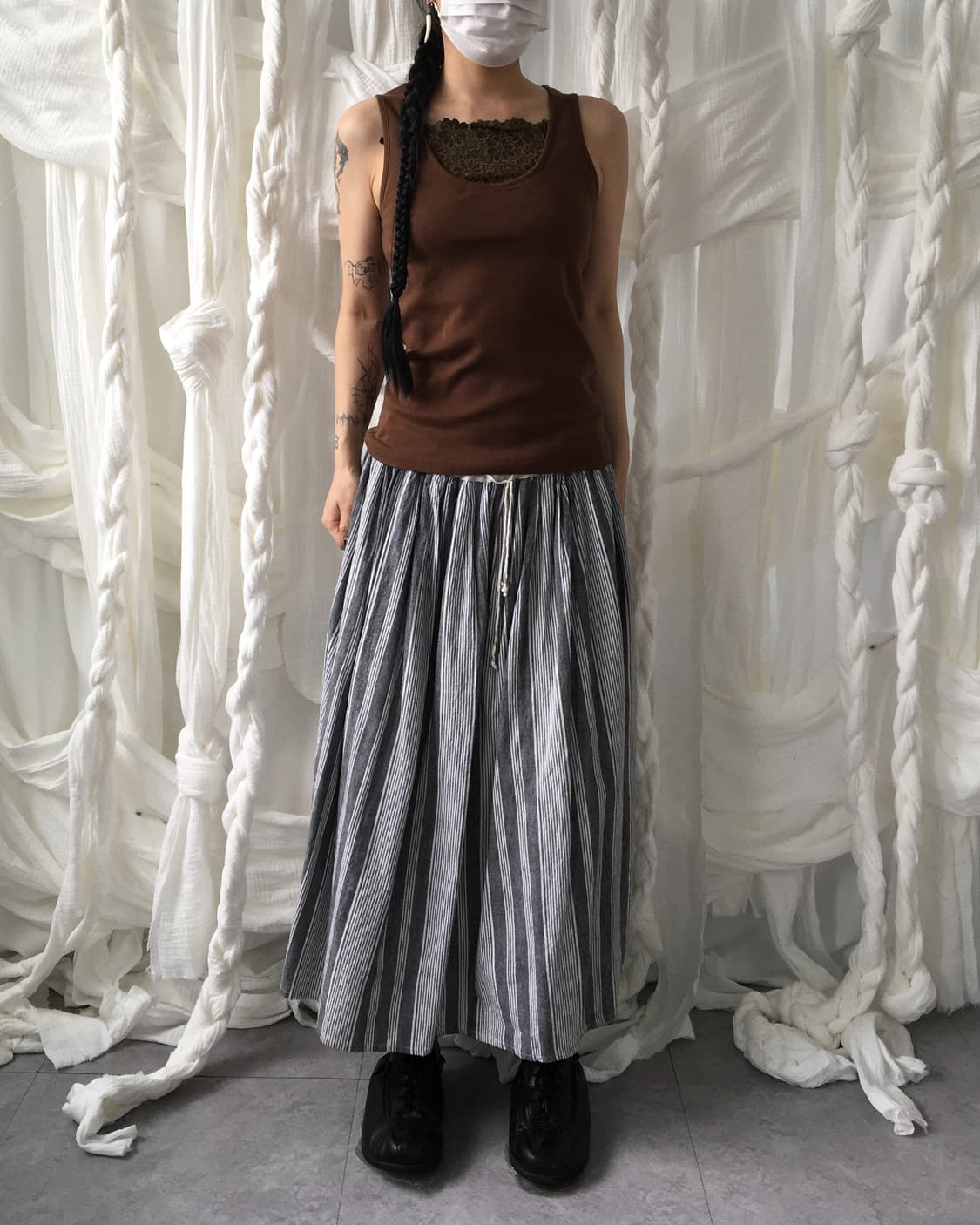 Lace point sleeveless 상품이미지6