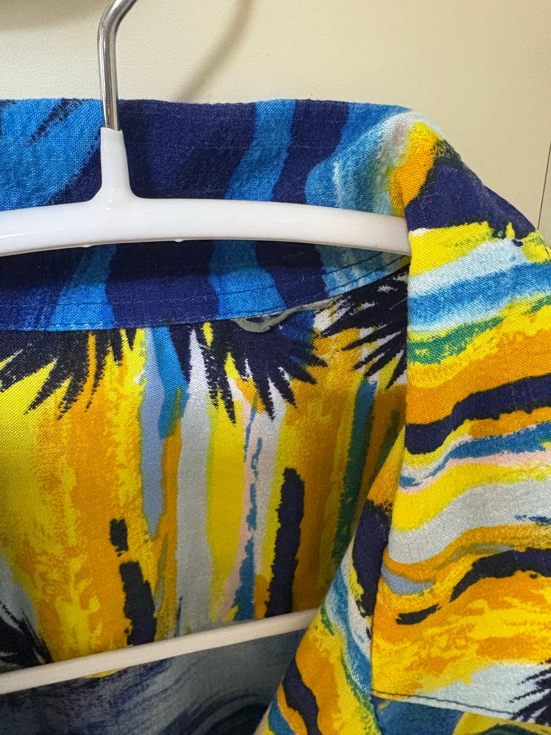 빈티지 블루 하와이안 셔츠(L~XL) 상품이미지4