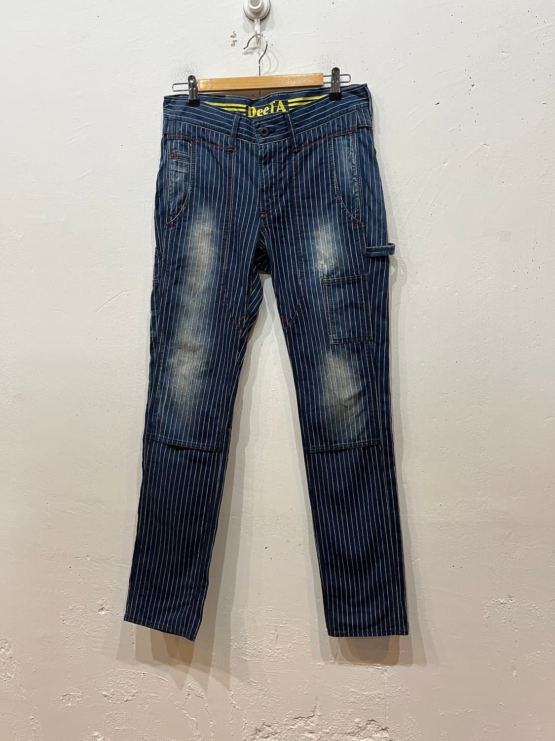 Deeta 워시드 히코리 카펜터 데님팬츠 Made in JAPAN  상품이미지1