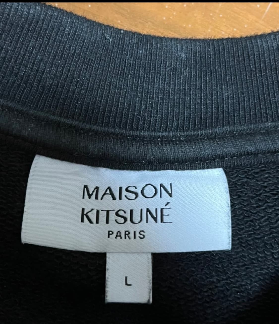 메종키츠네 맨투맨 L 상품이미지2
