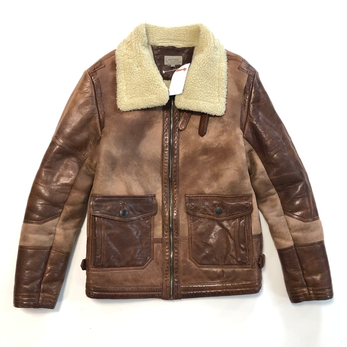 시리즈 B-3 레더 무스탕 자켓 상품이미지2