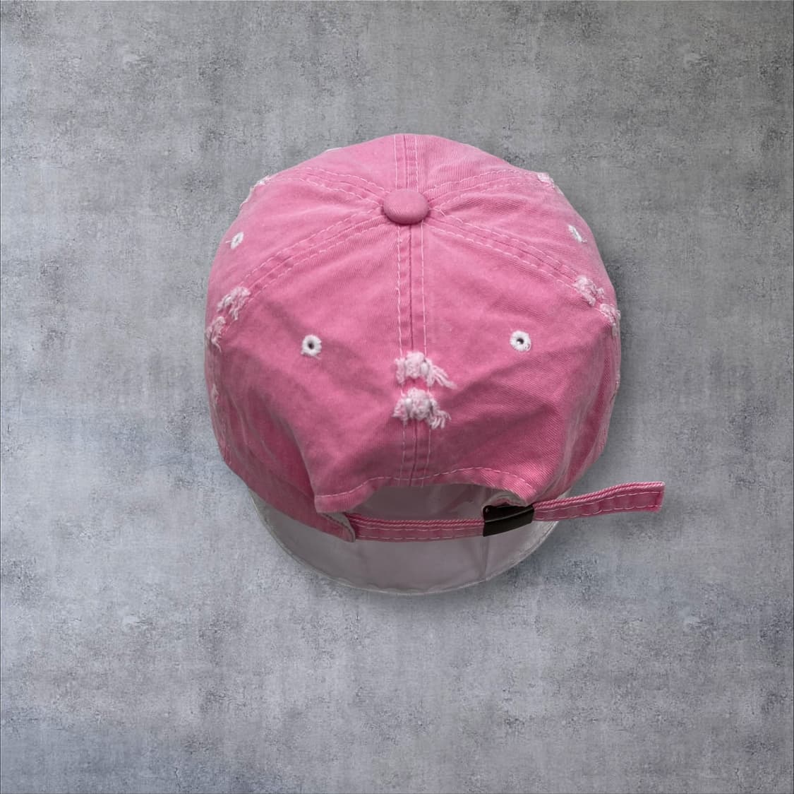 트래셔 y2k 로고 핑크 볼캡 상품이미지4