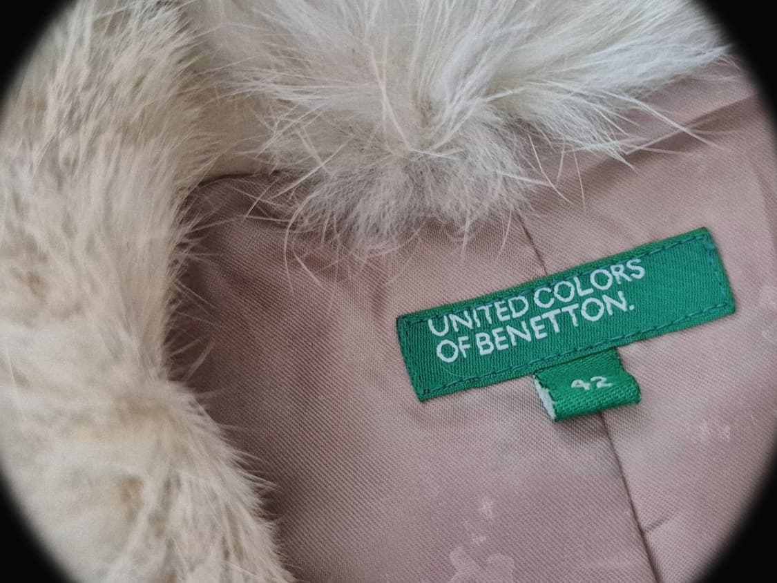 Benetton leopard Rabbit Fur jacket 상품이미지2