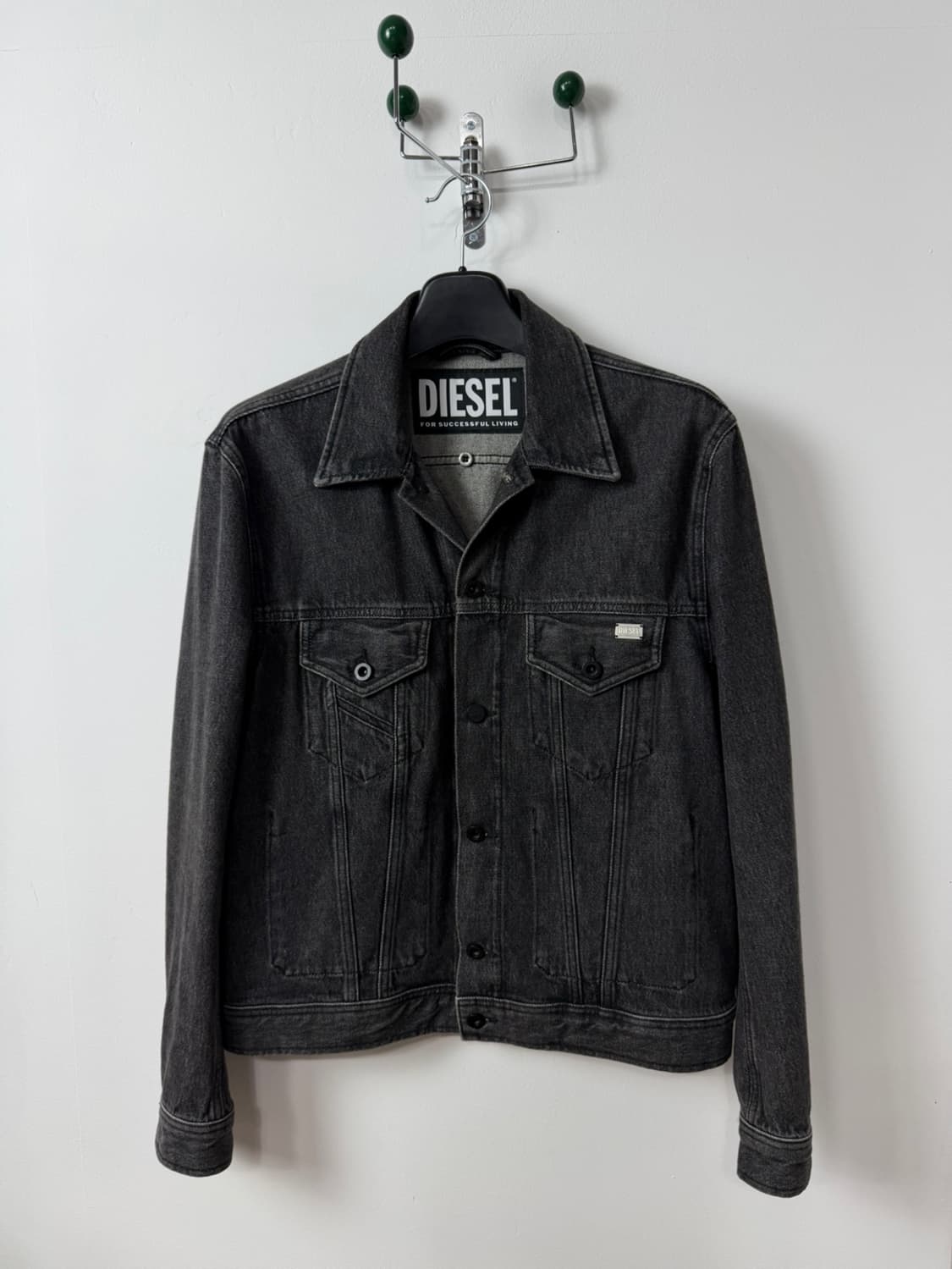 디젤 흑청 데님 트러커 자켓  상품이미지1