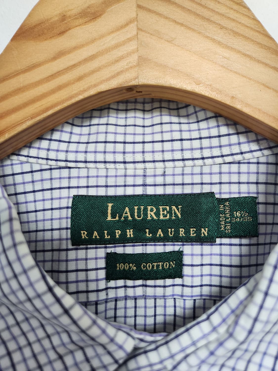 폴로Polo 체크 셔츠 L - S176 상품이미지4