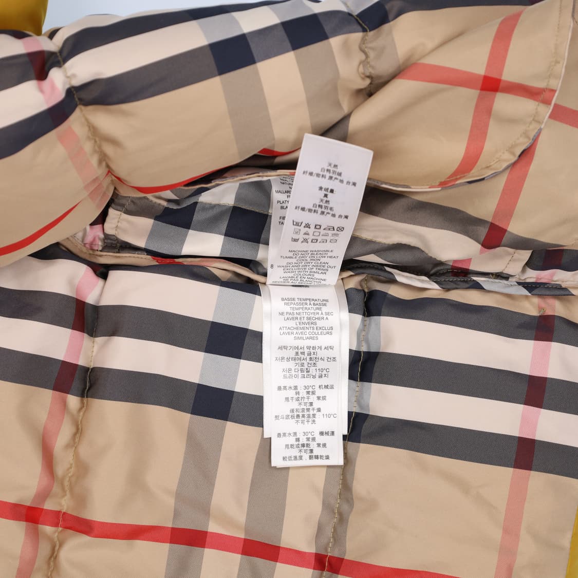 [14Y] 버버리 칠드런 키즈 덕다운 옐로우 푸퍼 패딩 N6958 상품이미지8