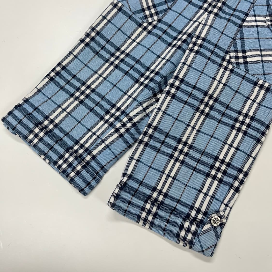 110 버버리 키즈 체크 팬츠 상품이미지3