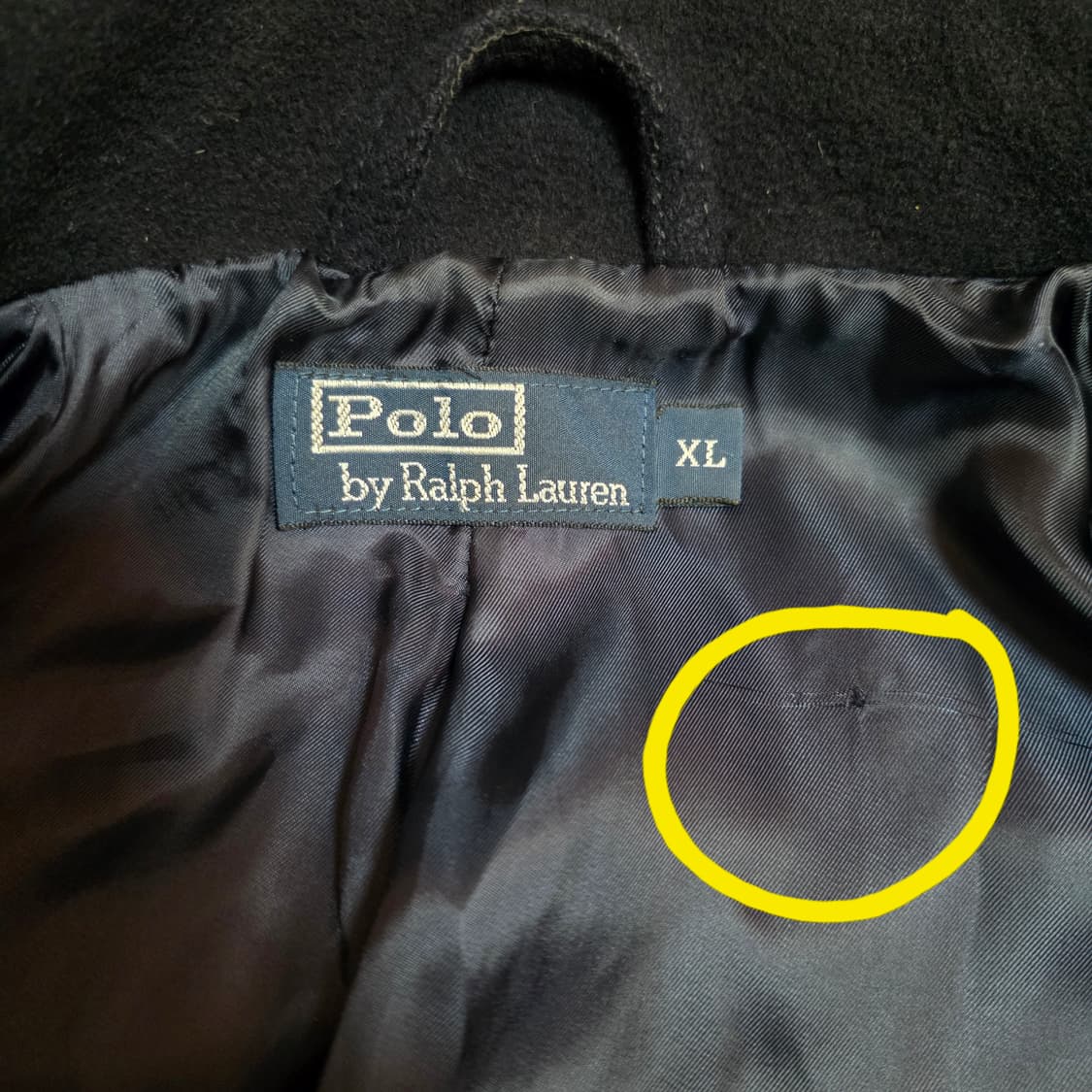 폴로 아카데미 피코트 네이비 XL (실측105) 상품이미지8