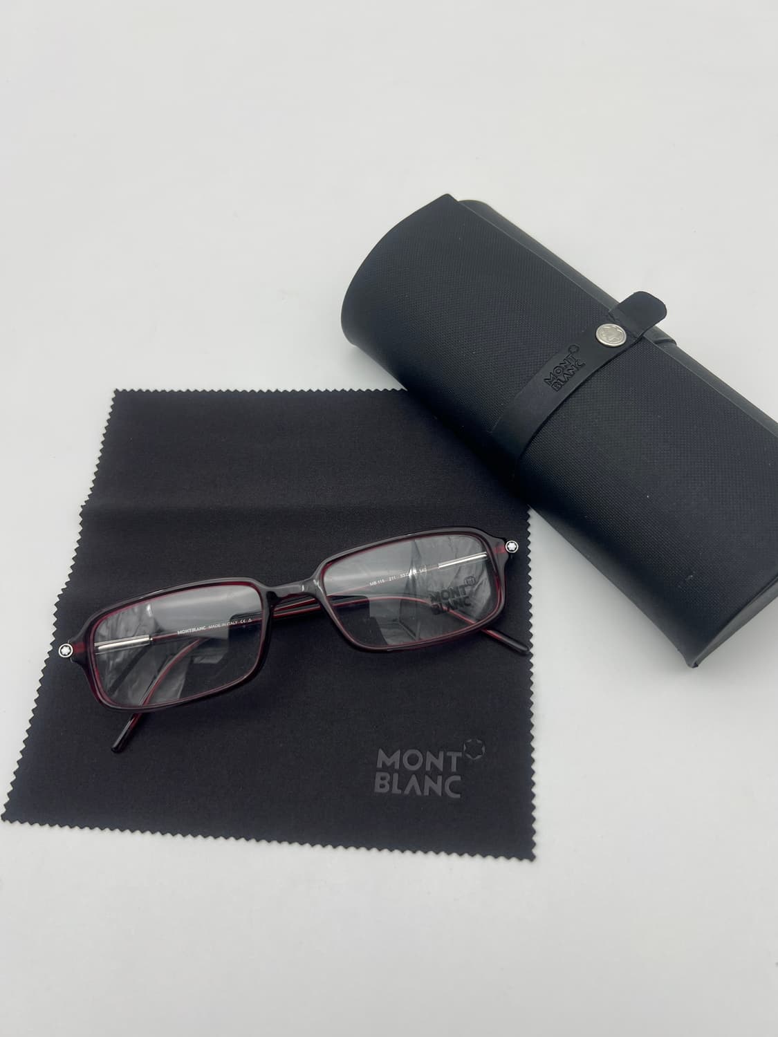 몽블랑 뿔테 스퀘어 안경 MB115 211 상품이미지1