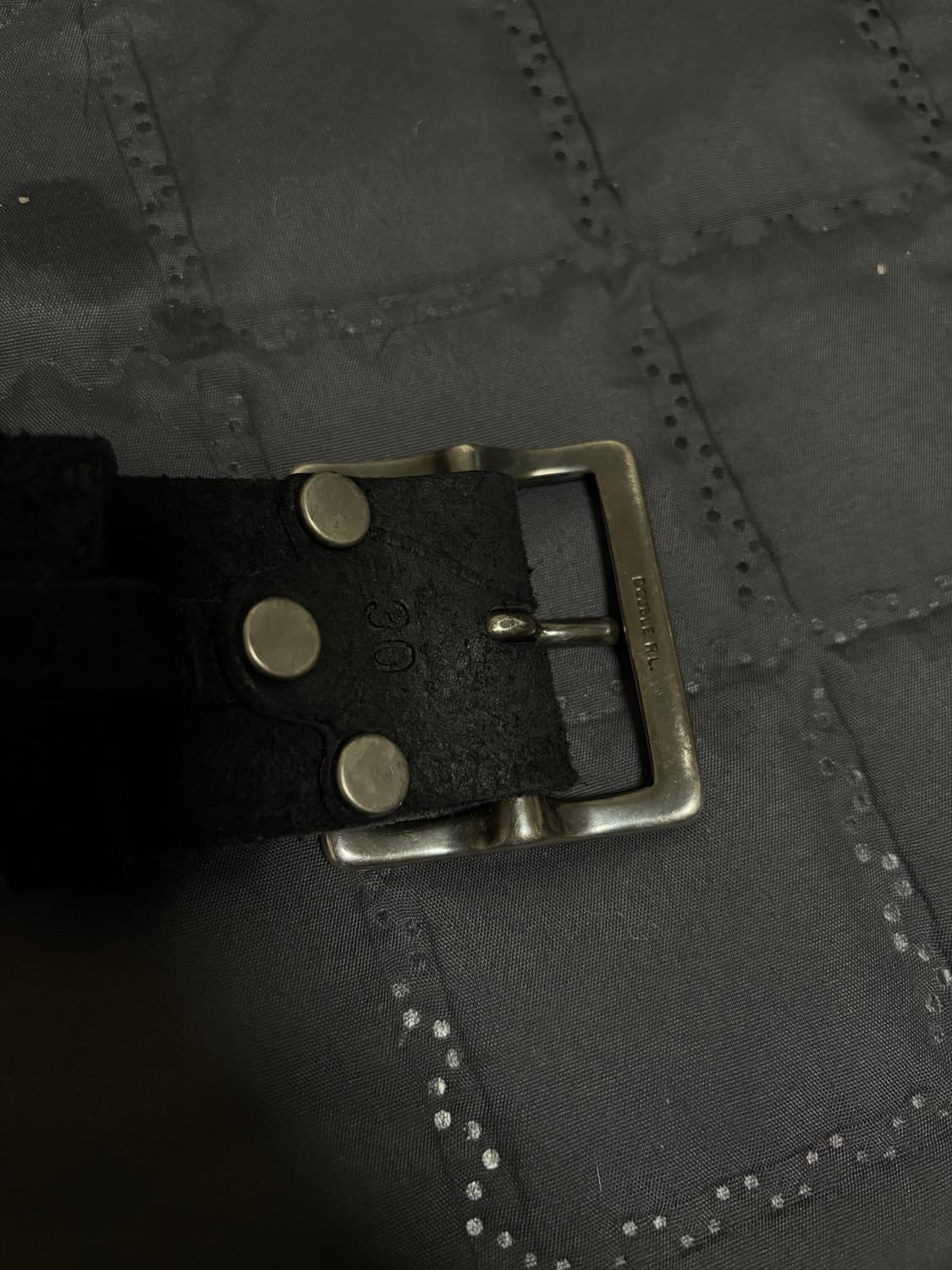 [30] 더블알엘 더스트레스트 벨트 블랙 상품이미지3