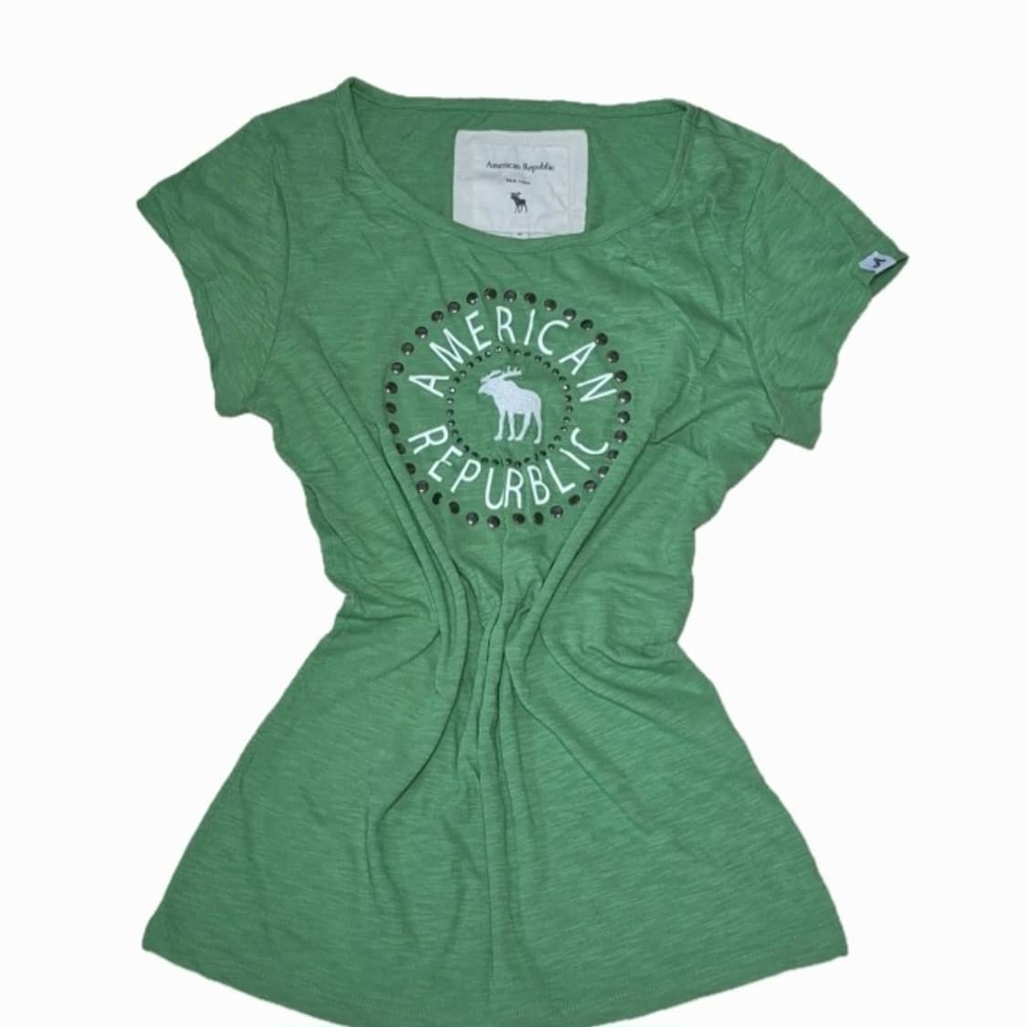 홀리스터 그린 반팔티 상품이미지1