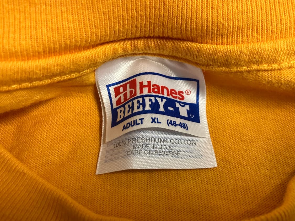 빈티지 USA 90s Hanes 헤인즈 미국의 어느 재즈바 티셔츠 XL 상품이미지2