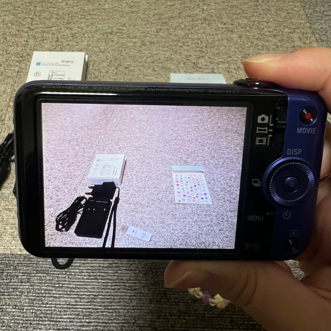 (상태좋음)Sony 사이버샷 DSC-WX7 퍼플💜 상품이미지9