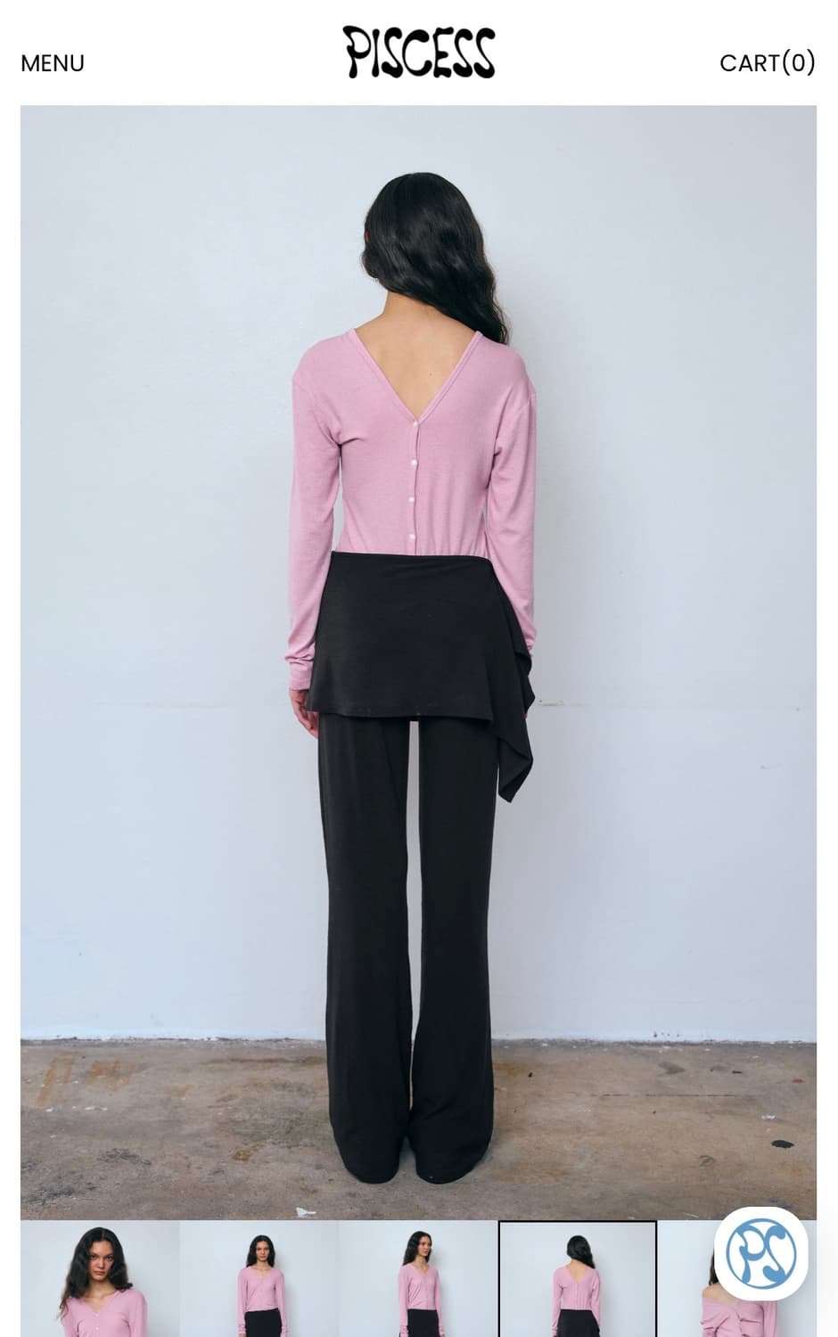  Ribbed Button Cardigan 상품이미지4