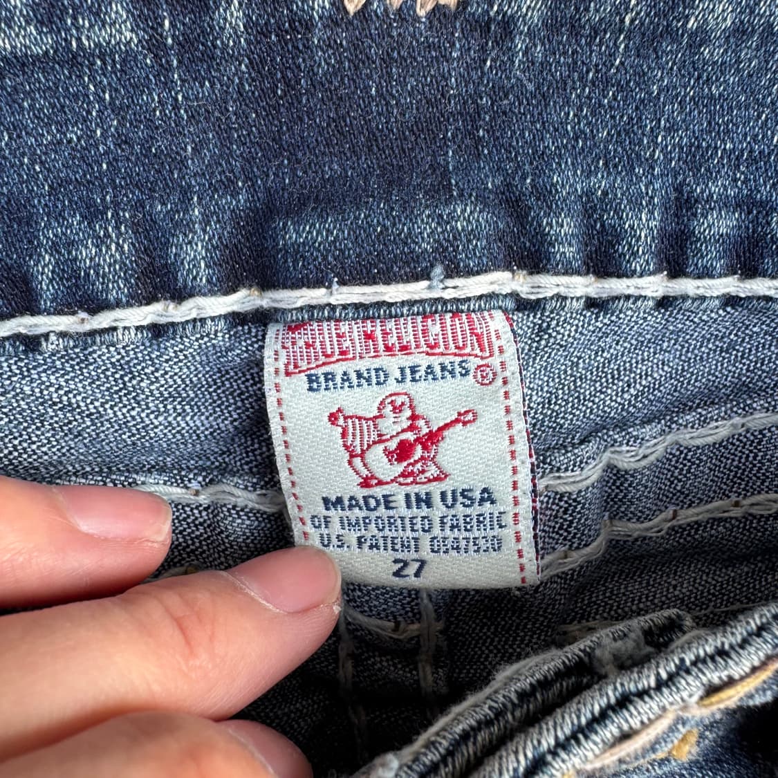 트루릴리전 USA 조이 슈퍼 T 데님 팬츠 상품이미지8