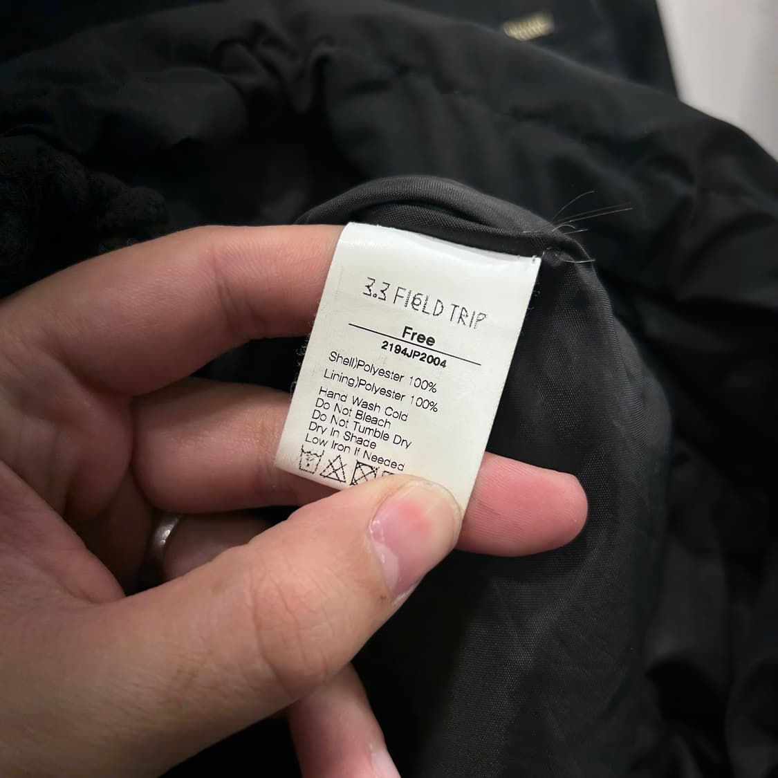 필드트립 모헤어 후드 롱 야상 누빔 개파카 상품이미지4