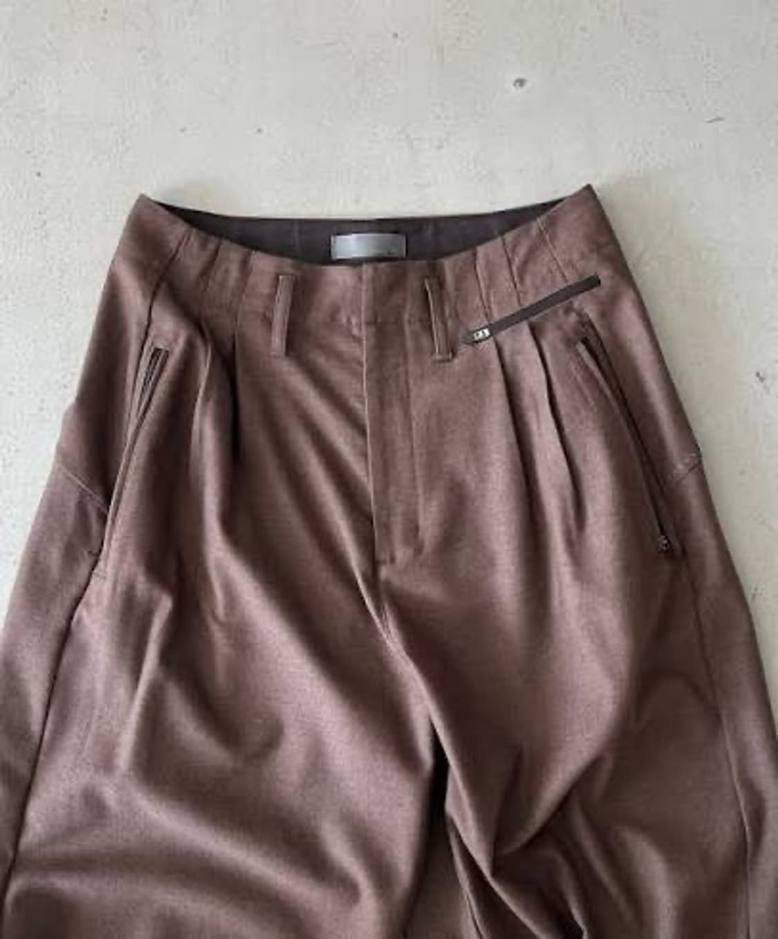 SANSANGEAR WIDE PANTS BROWN SIZE1 상품이미지1