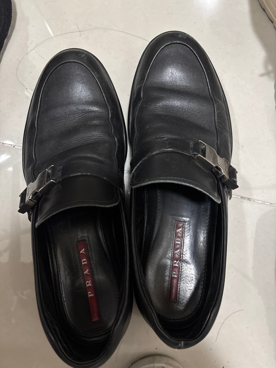 정말 급처) 네고 환영) 프라다 스포츠 버클 로퍼 275~280 상품이미지1