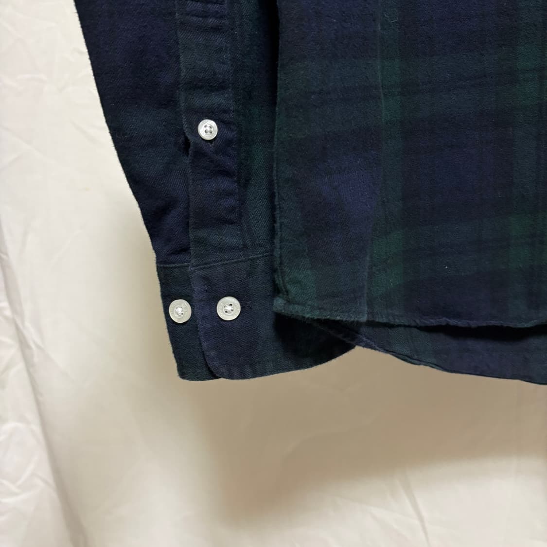 브룩스브라더스 블랙와치 플란넬 체크셔츠 / 그린, L 상품이미지6