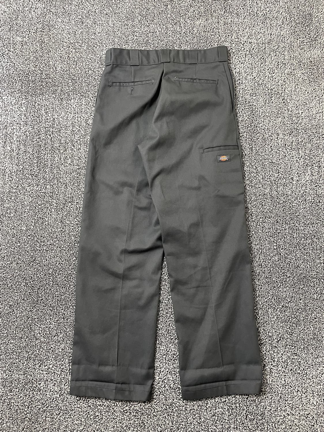 빈티지9. 디키즈 더블니 루즈핏 워크팬츠 면바지 차콜 그레이 상품이미지4