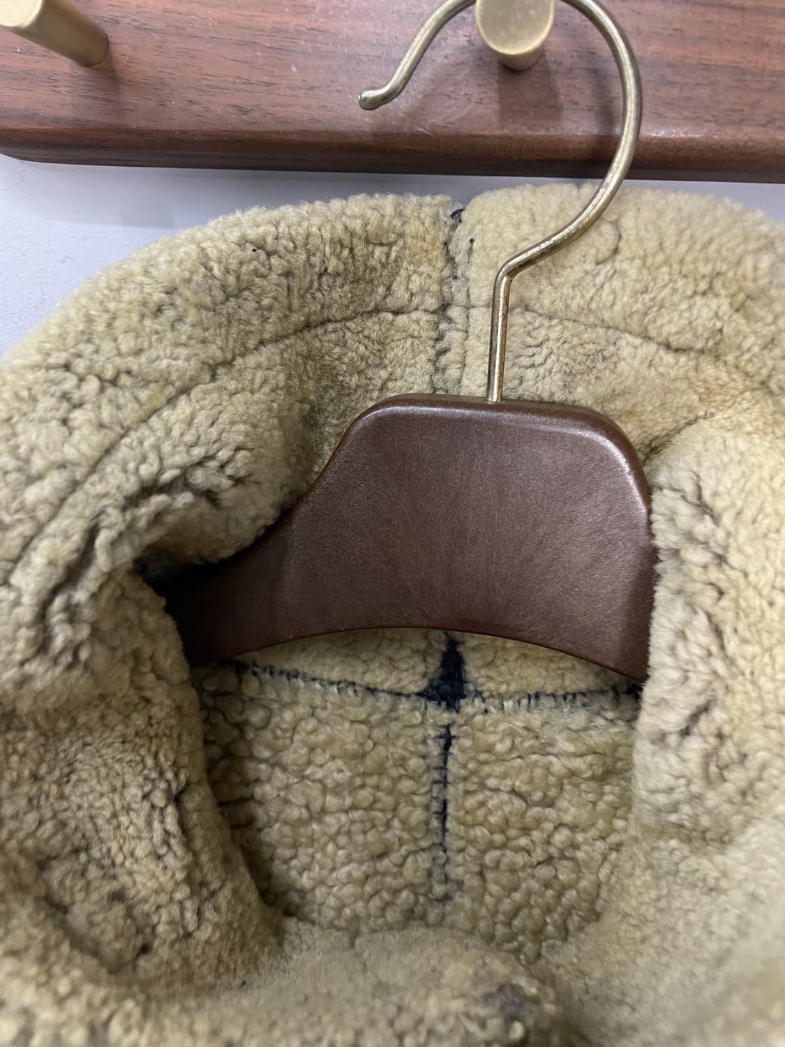 빈티지 양털 가죽 무스탕 자켓 H1562 상품이미지5