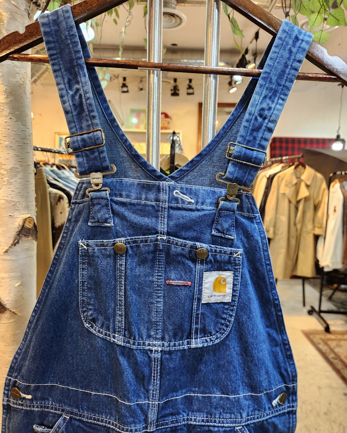 남,여 31사이즈 미만) carhartt 칼하트 오버롤 데님 팬츠 상품이미지1