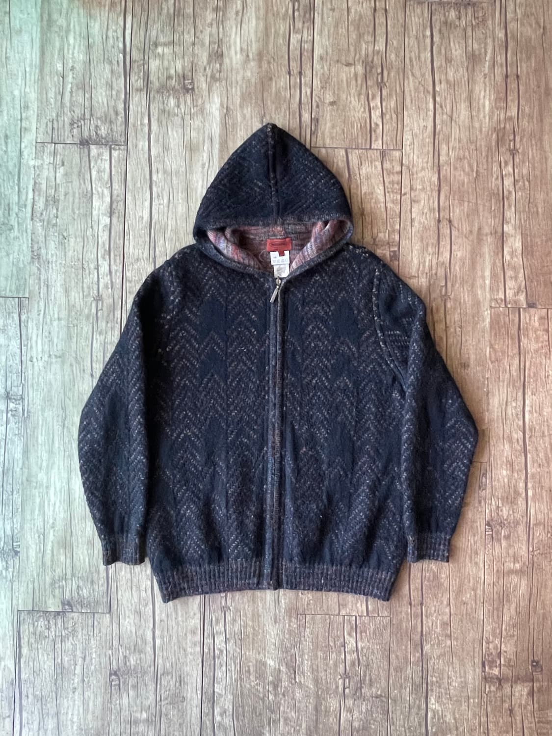MISSONI Mohair Knit Zip-Up Hoodie 상품이미지1