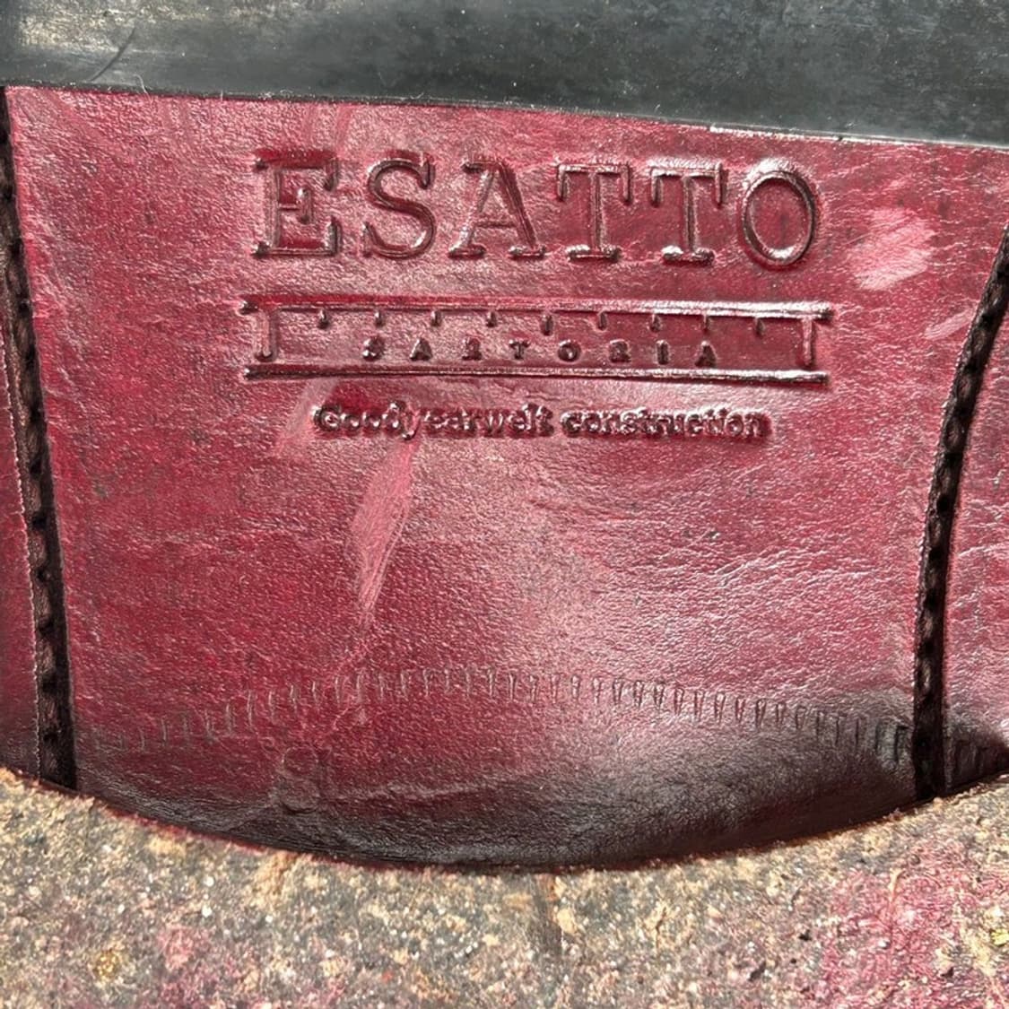 ESATTO 소가죽 옥스포드 슈즈 버건디 8 상품이미지7