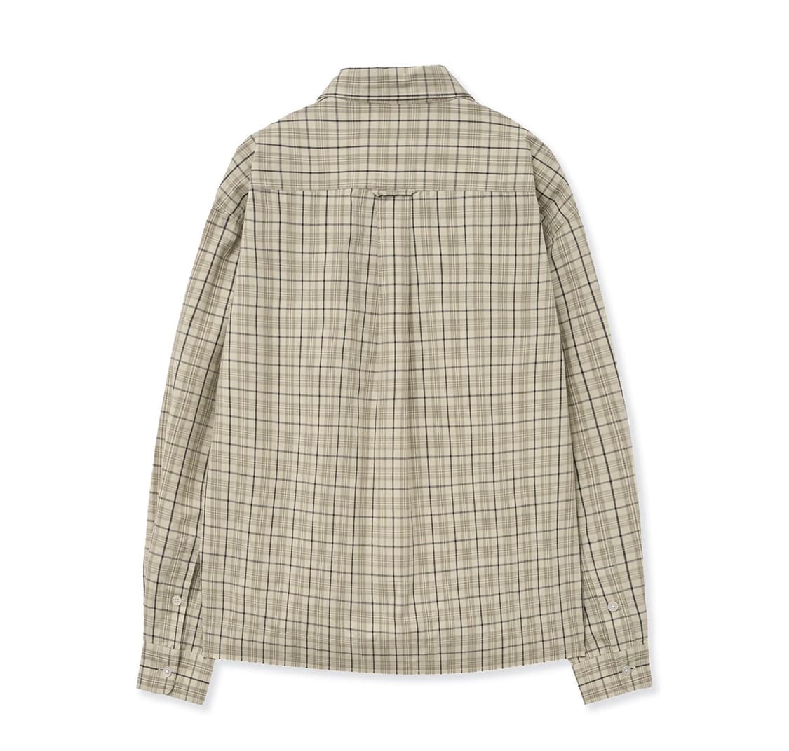 노운 Noun - crop shirts (check beige) M 상품이미지3