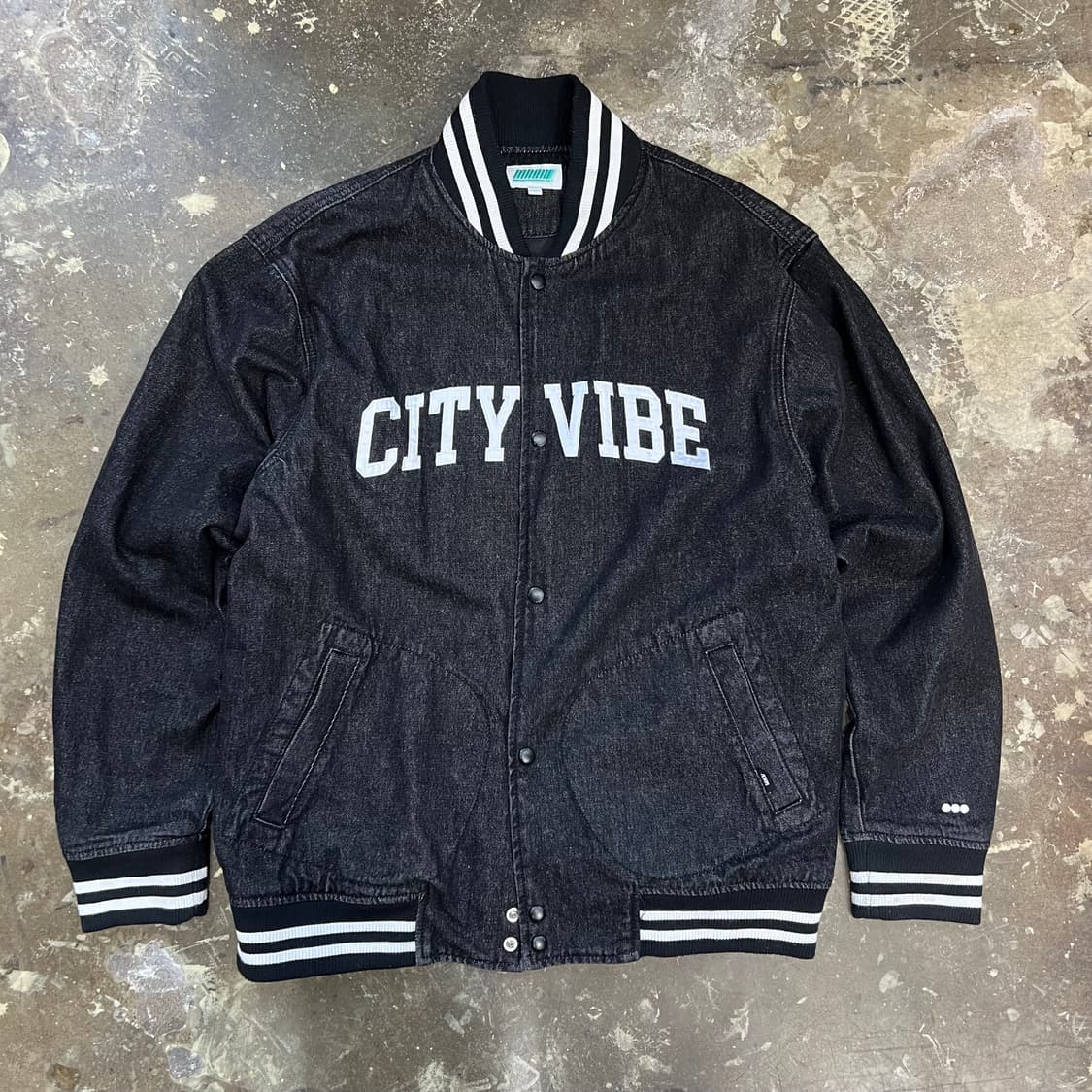 100) 마크엠 데님 바시티자켓 스타디움자켓 야구점퍼 상품이미지2