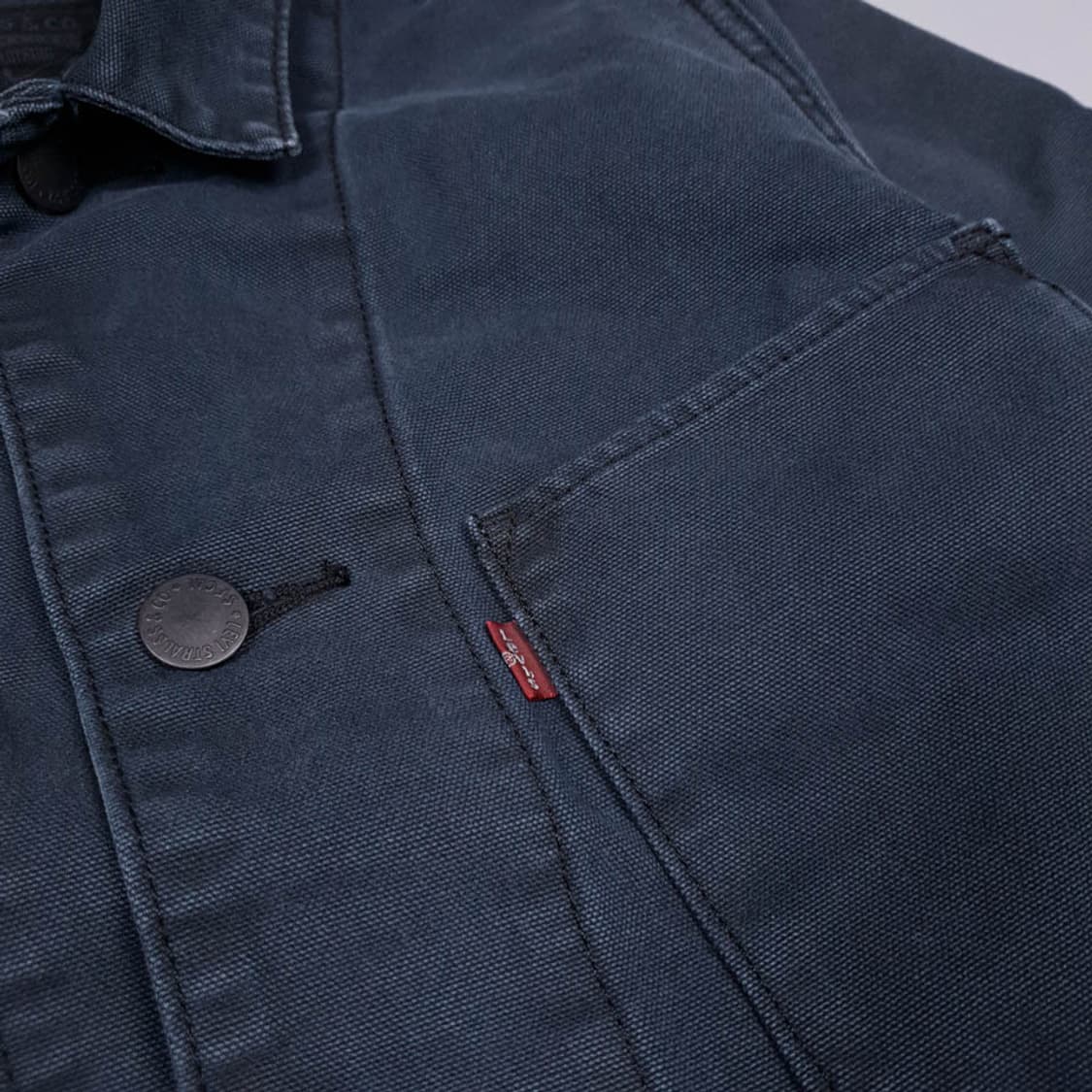 리바이스 피그먼트 그린블랙 쓰레포켓 데님 초어자켓 SI 상품이미지4