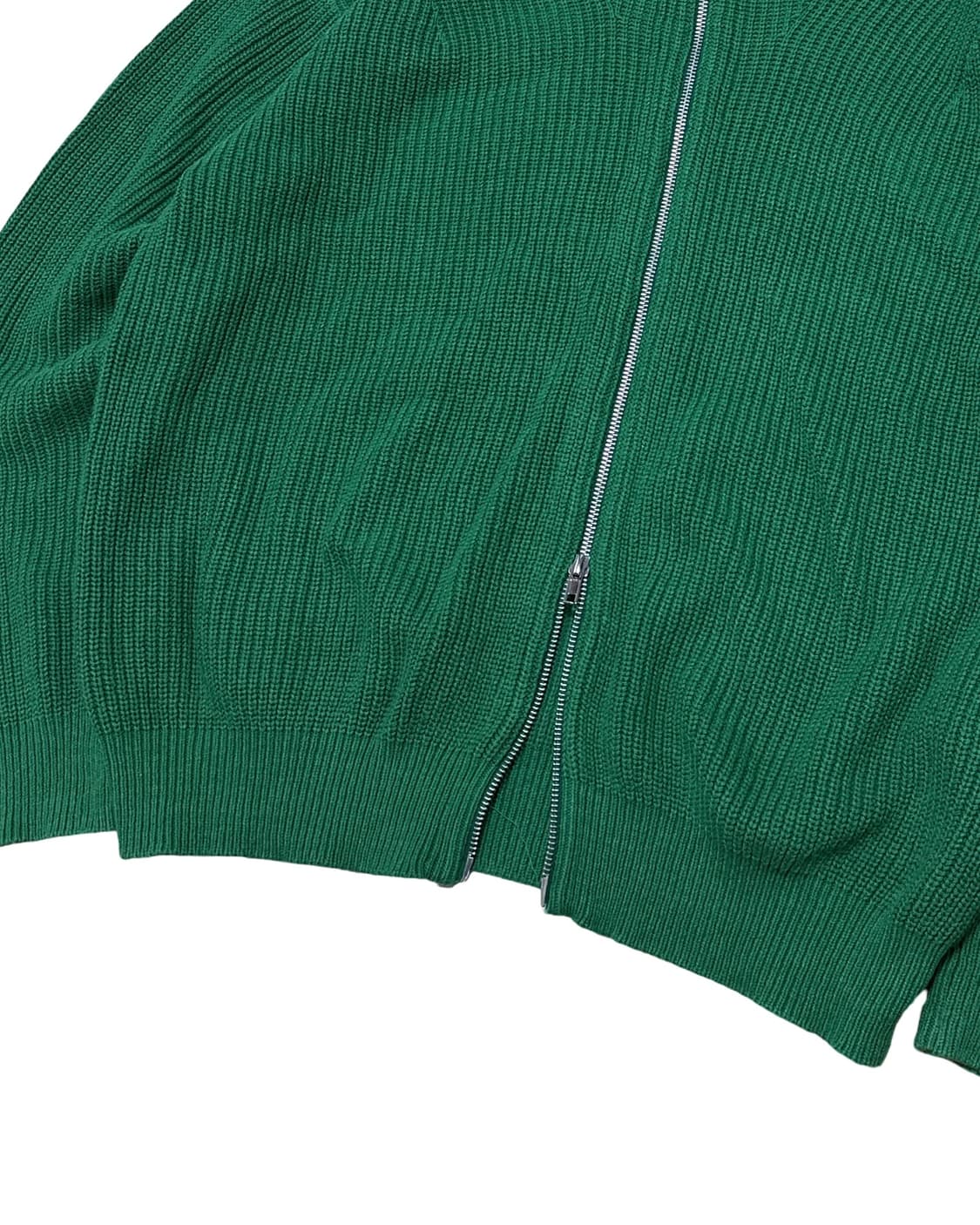 키뮤어 그린 투웨이 니트집업 상품이미지4