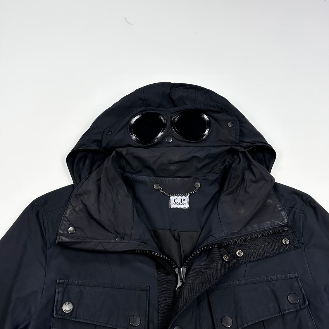 C.P.컴퍼니  올드 아카이브 고글 후디 자켓 블랙 L 상품이미지2