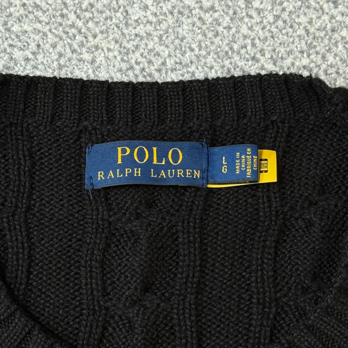 [정품QR] 폴로 랄프로렌 꽈배기 니트 남성용 상품이미지5