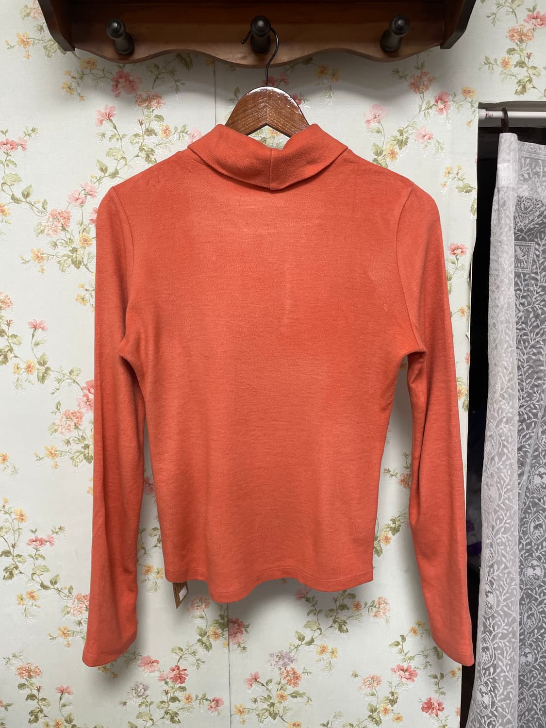 오렌지 니트 터틀넥 상품이미지2