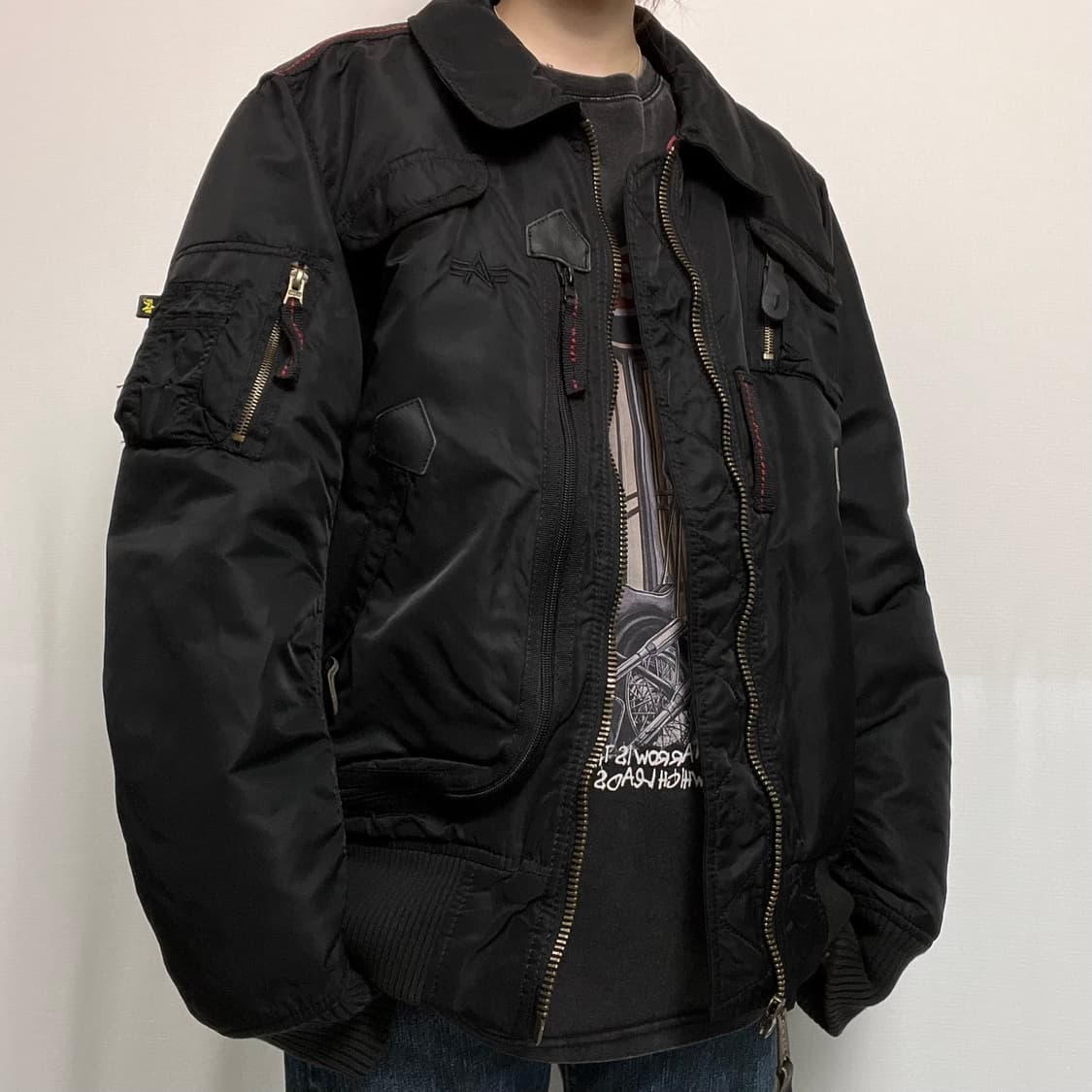 알파인더스트리 테크포켓 Ma-1 항공자켓 상품이미지1