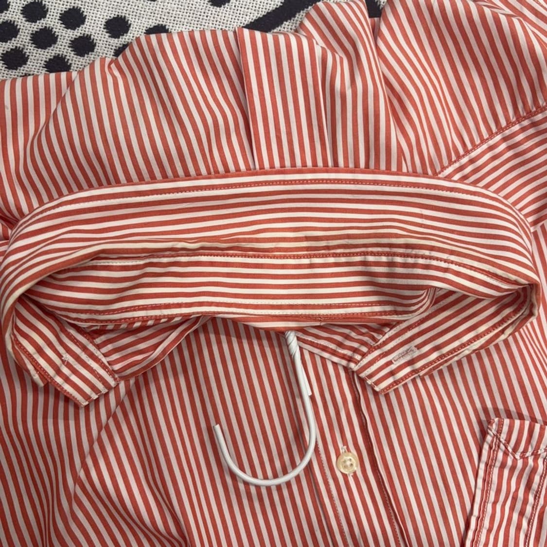 폴로 랄프로렌 커스텀핏 스트라이프 반팔 셔츠 M P00061 상품이미지5