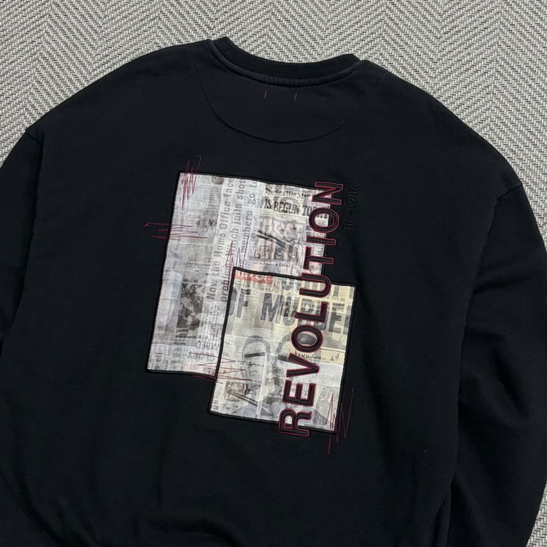 메종미네드 백 프린팅 맨투맨 v1740 상품이미지4