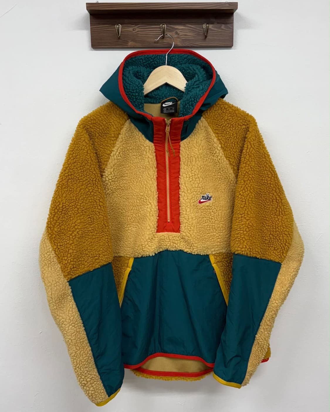 [XXL] 나이키 헤리티지 쉐르파 플리스 자켓 하프 집업 상품이미지1