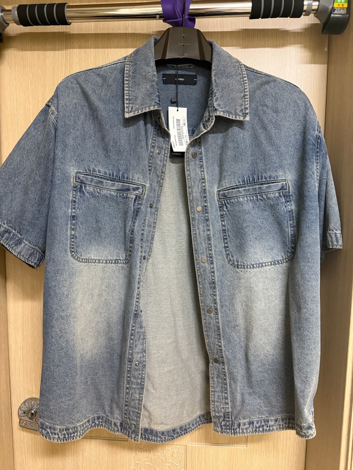 일꼬르소 데님 셔츠 상품이미지2