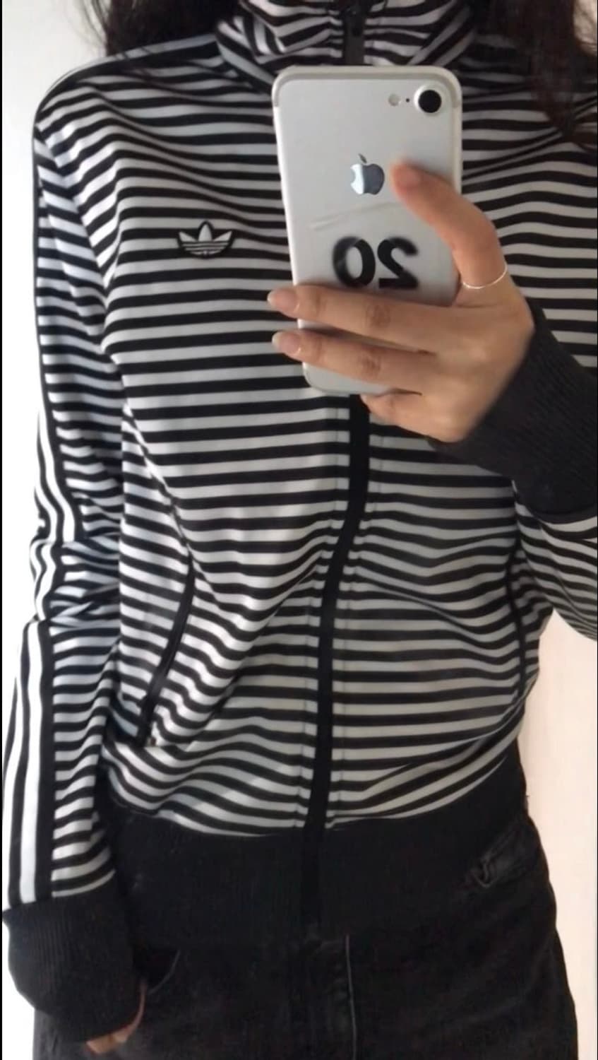 아디다스 스트라이프 져지 트랙탑 집업 어항이코진리stc솜빈티지y2k스포티 상품이미지3