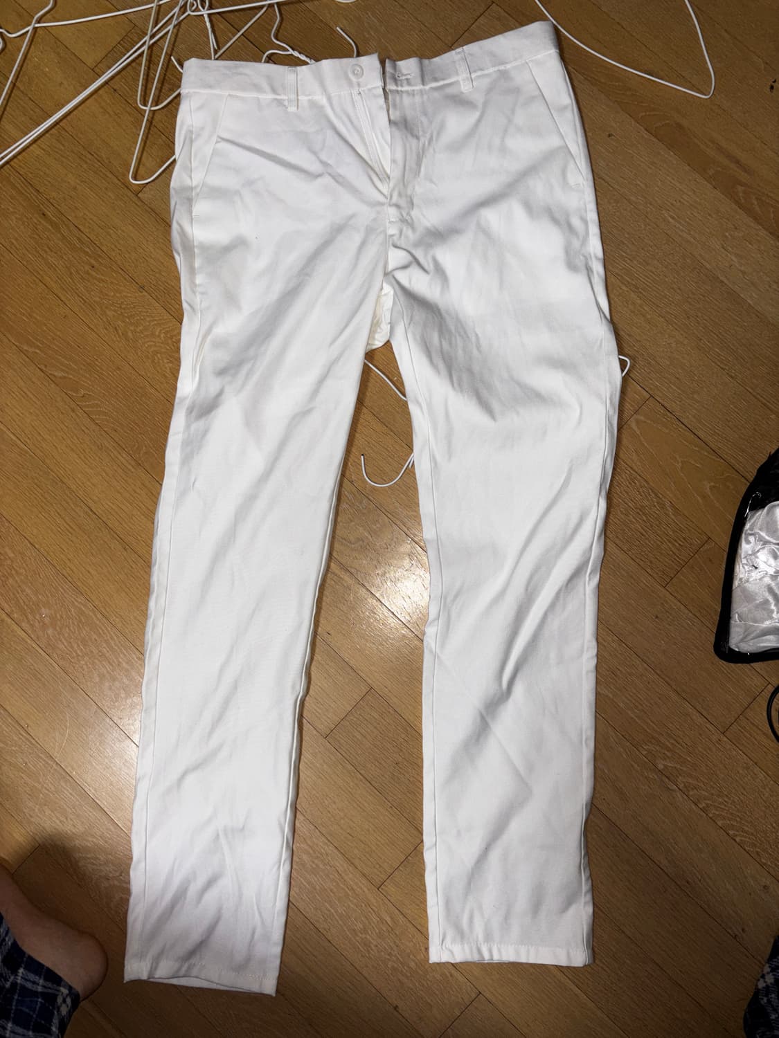 흰색 정장 바지 상품이미지1