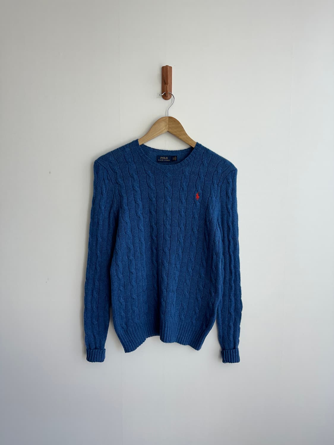 폴로 랄프로렌 여성 울 꽈배기 니트 s 상품이미지2