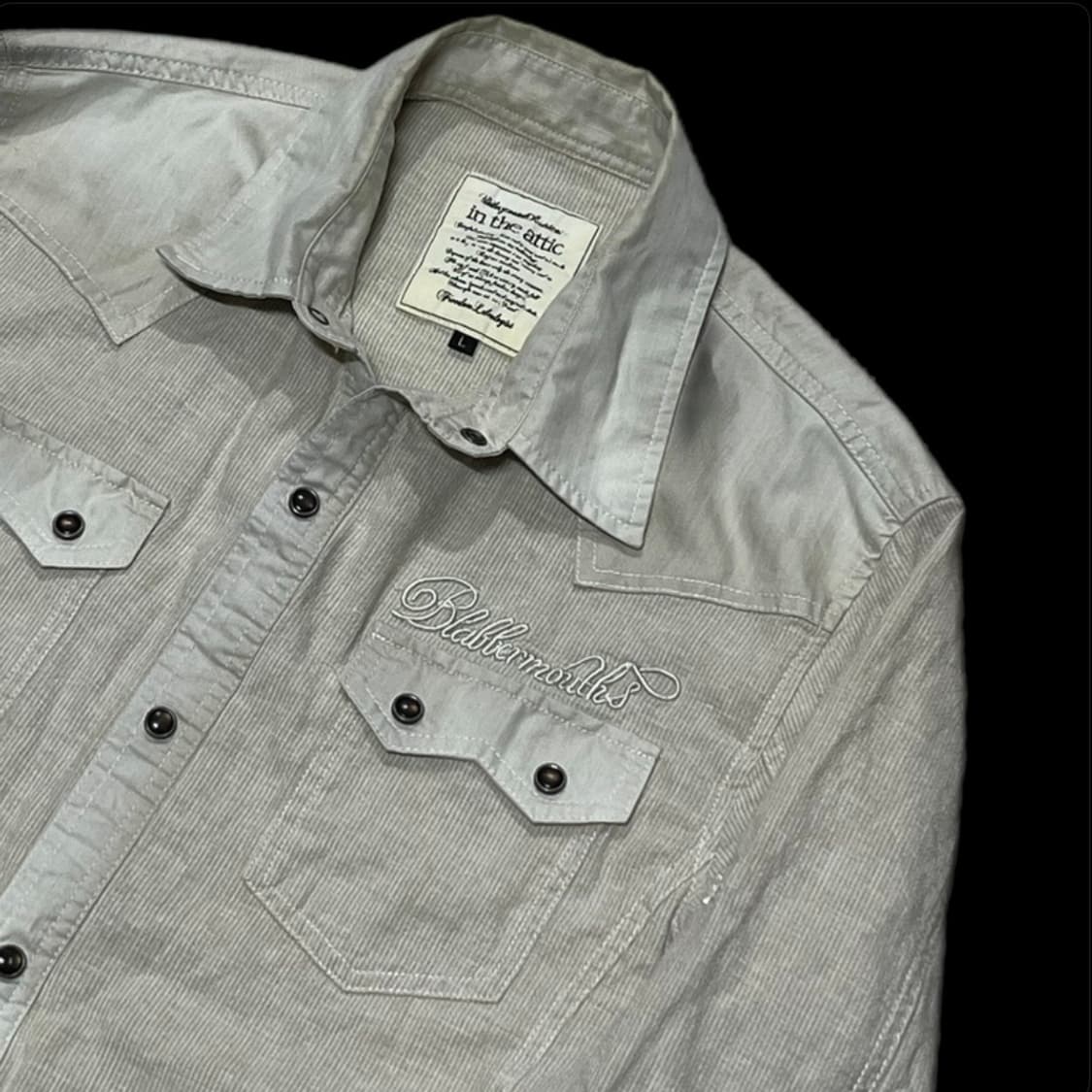 in the attic 인더애틱 7부 셔츠 상품이미지2