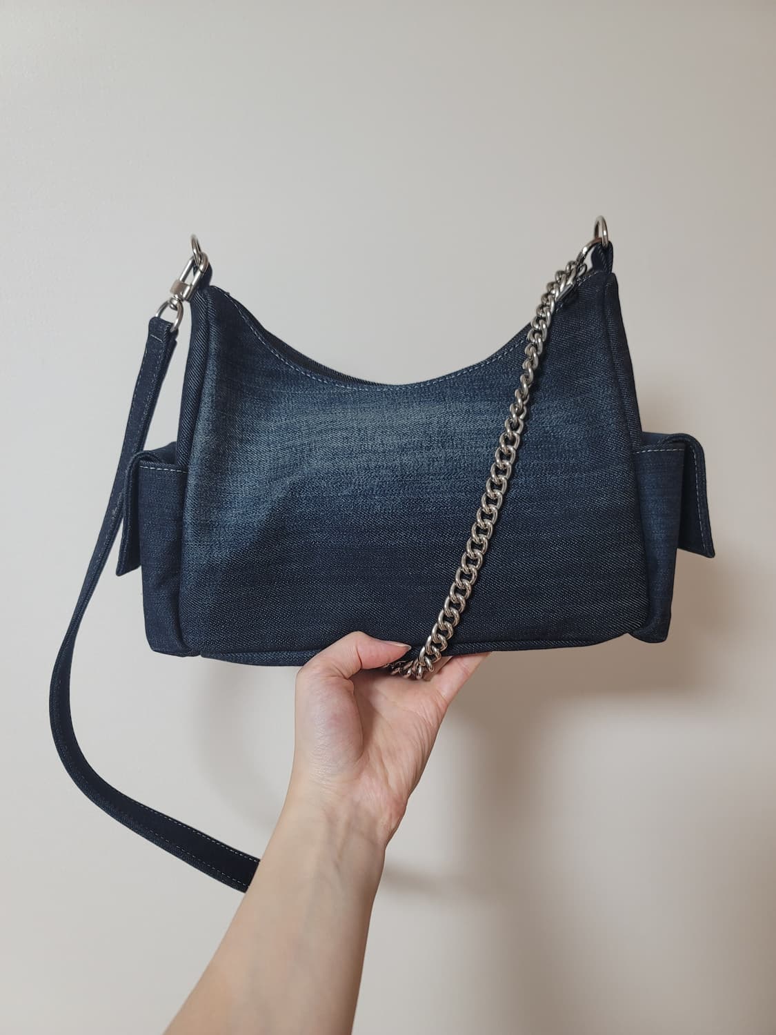 켈리즈 게스 금장 크로플 크로스백 숄더백 업사이클링 가방  상품이미지3