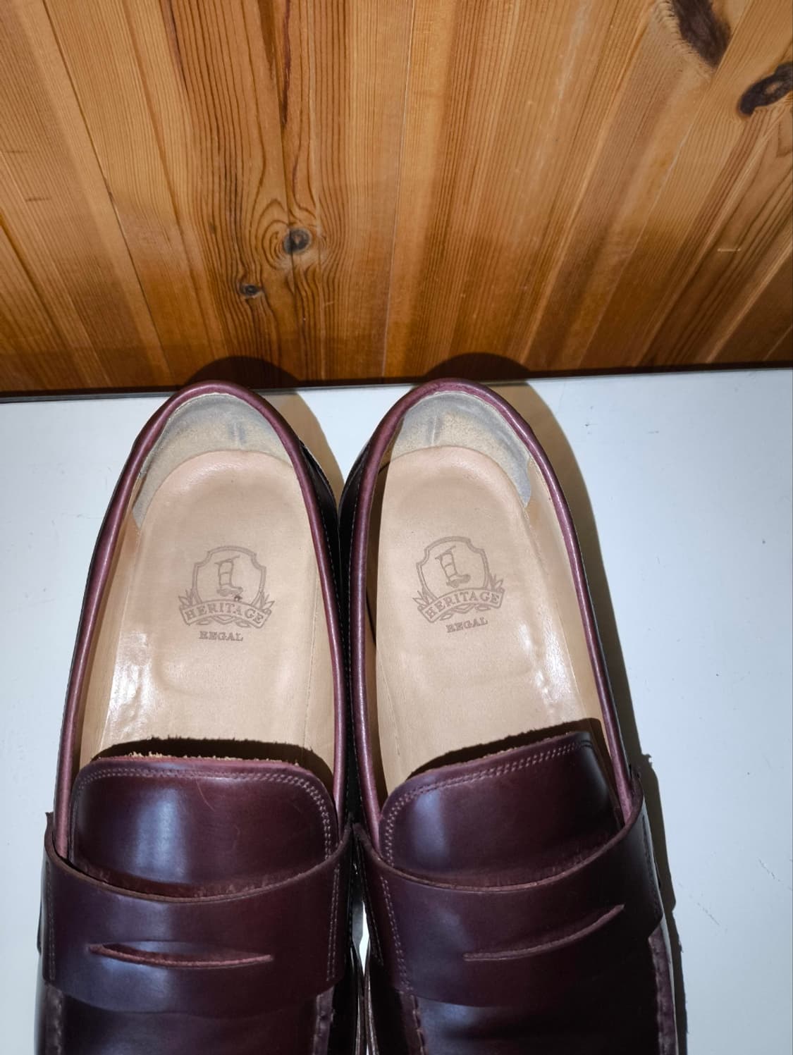270mm 헤리티지 리갈 버건디 페니로퍼 구두 상품이미지7