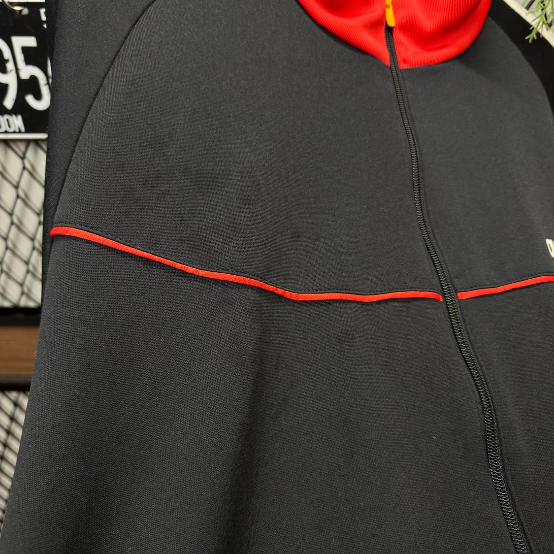 00s 아디다스 독일 월드컵 트랙자켓 전면 로고 포인트 레드 상품이미지9