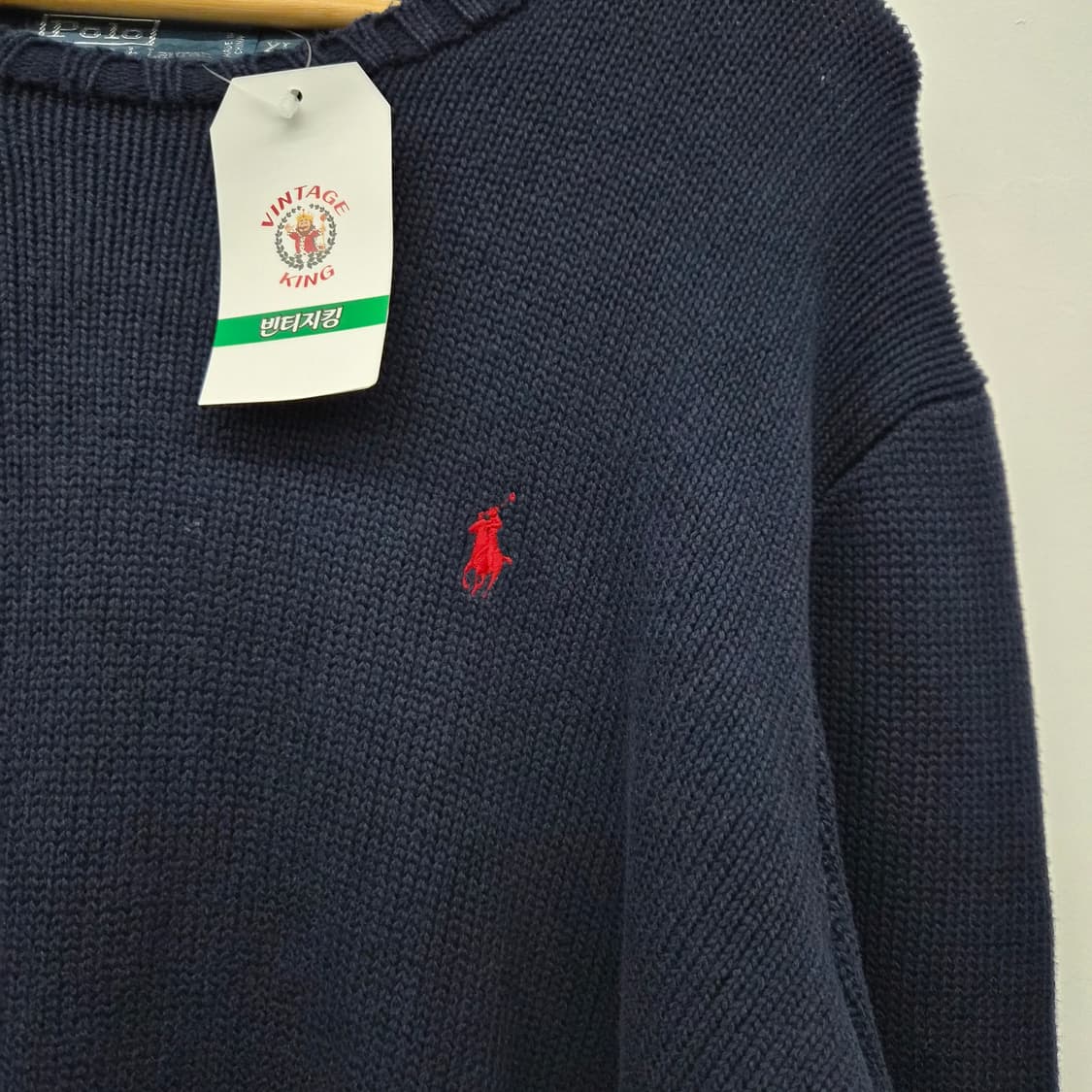폴로 랄프로렌 네이비 니트 긴팔 남성 XL 상품이미지2